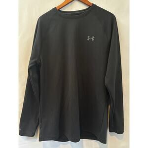 Men’s Under Armor Fitted Black Long Sleeved Top Sz XL